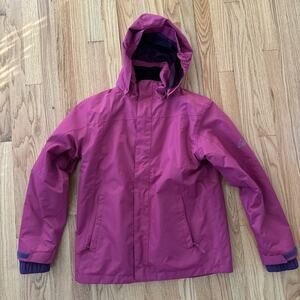 MC KINLEY Women’s L Aquamax Pro Jacket 2 Layer Fleece Pink Purple